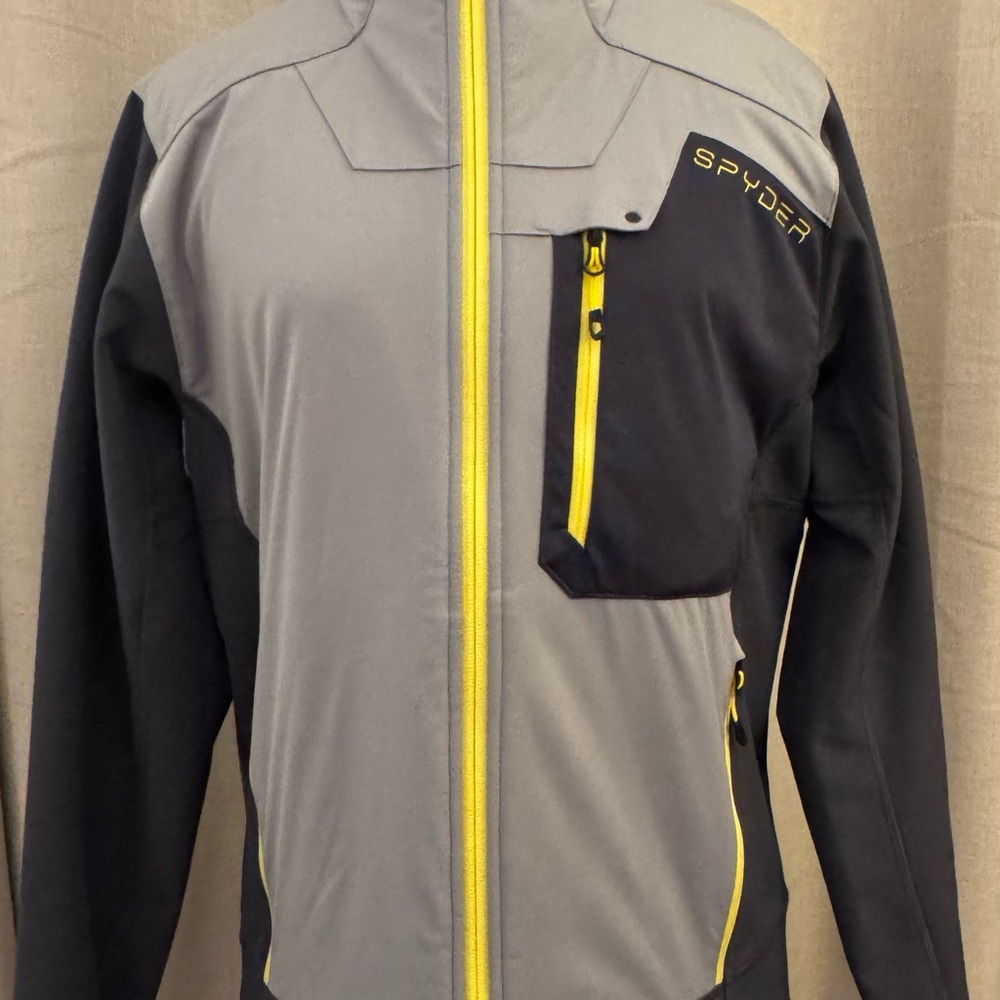 SPYDER ASCENDER GTX INFINIUM FULL ZIP FLEECE JACKET MEN'S Size Small